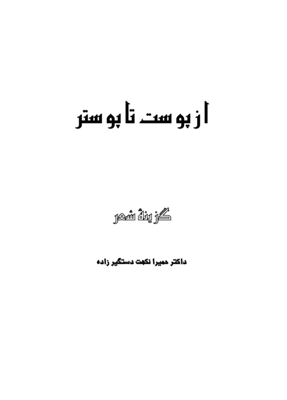مجموعه شعر «از پوست تا پوستر»